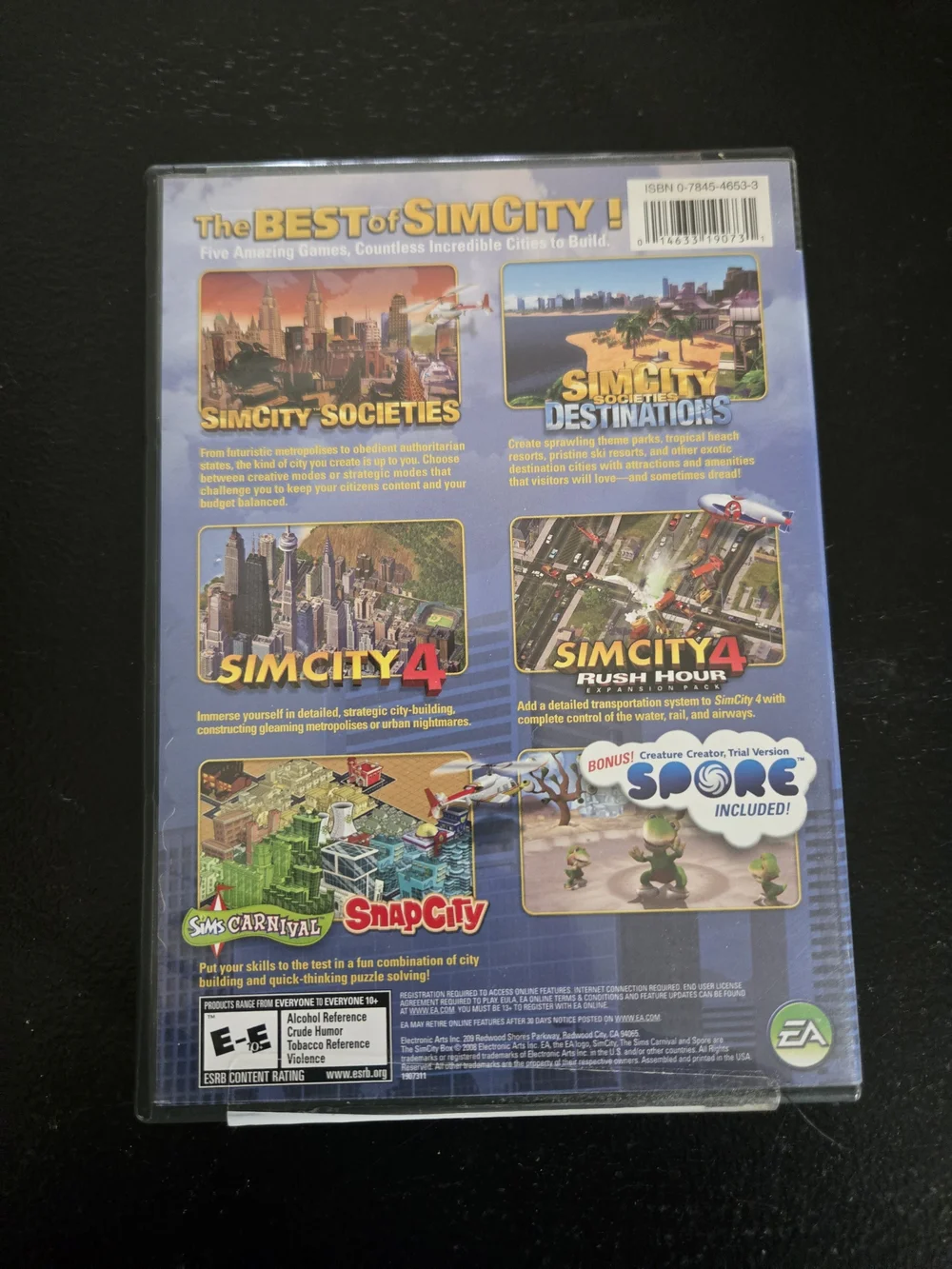 The SimCity Box PC Game - 4 Discs